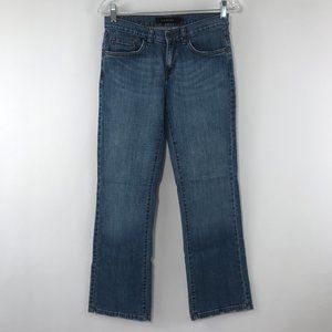 Calvin Klein Straight Mid Rise Blue Denim 2